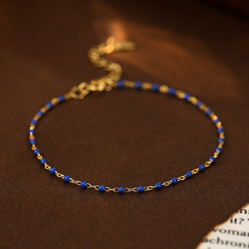 Bracelet perles argent 925 femme