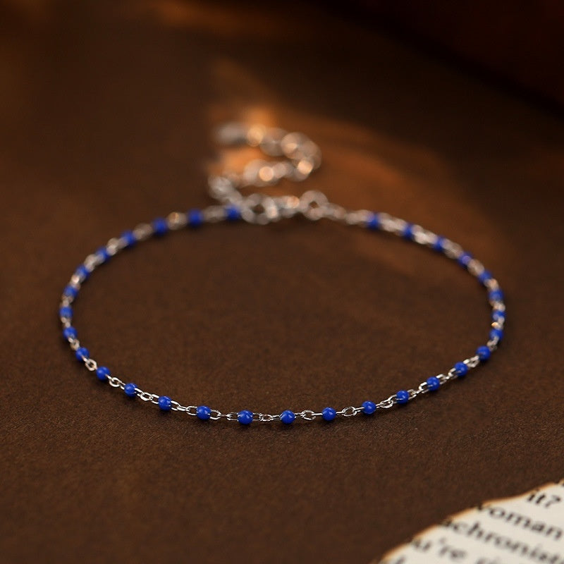 Bracelet perles argent 925 femme