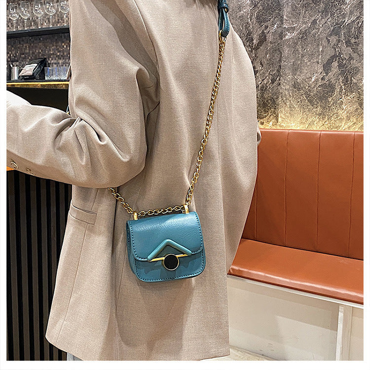 Mini Sac Carré Rétro Élégant