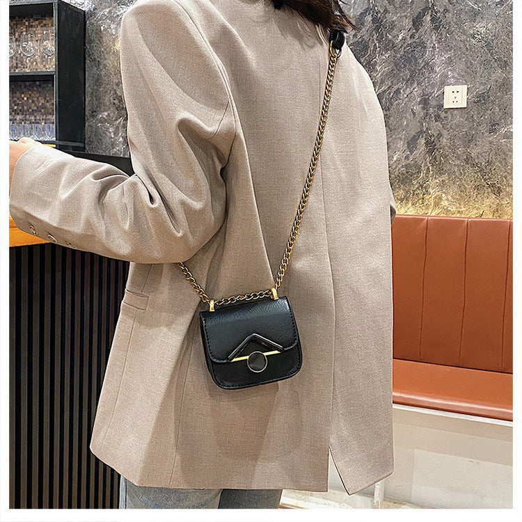 Mini Sac Carré Rétro Élégant