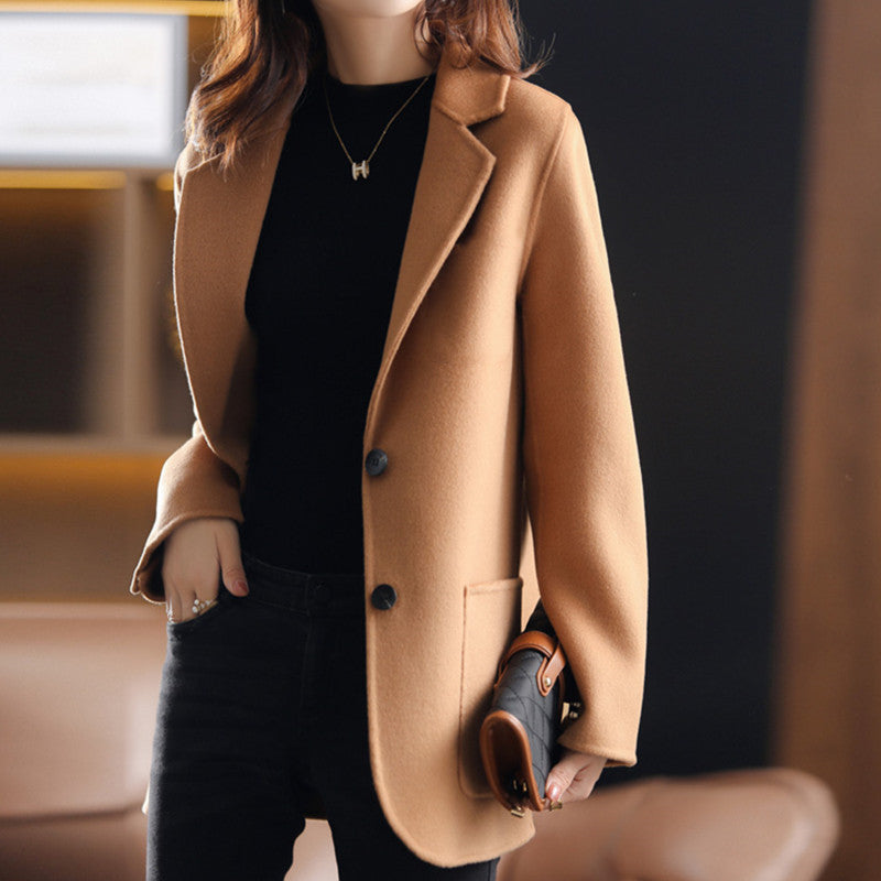 Manteau Épais Décontracté Style Coréen Femme