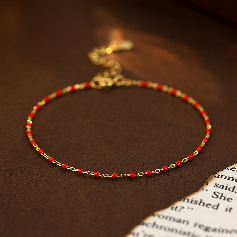 Bracelet perles argent 925 femme