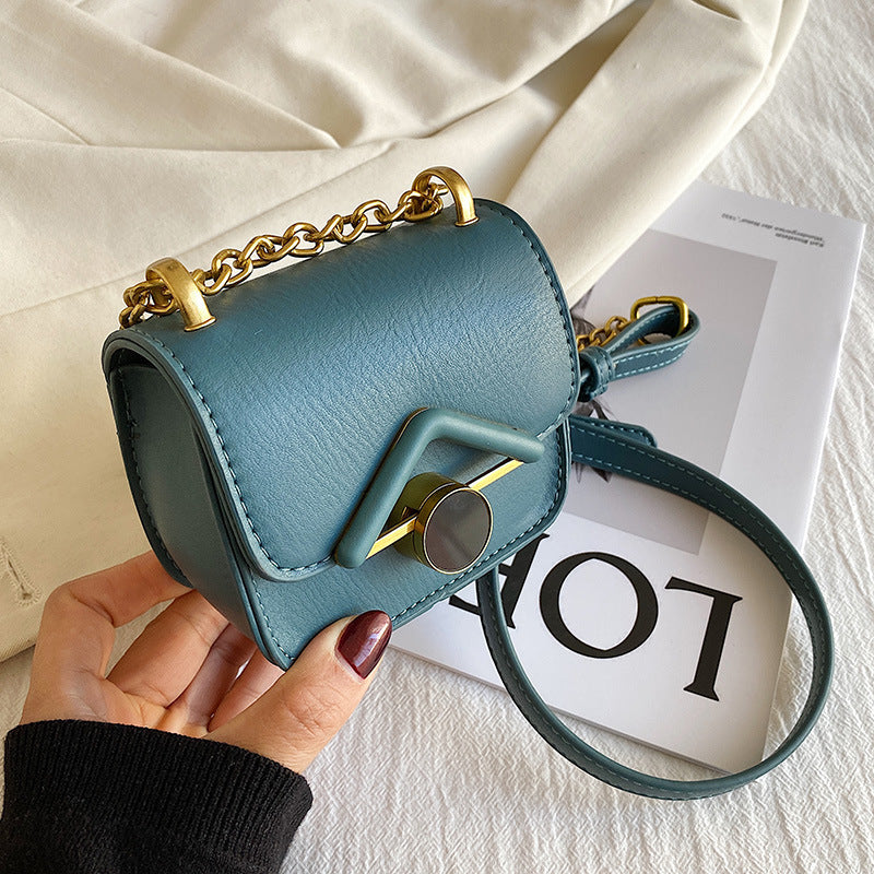 Mini Sac Carré Rétro Élégant