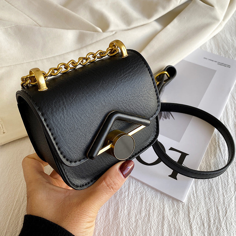 Mini Sac Carré Rétro Élégant