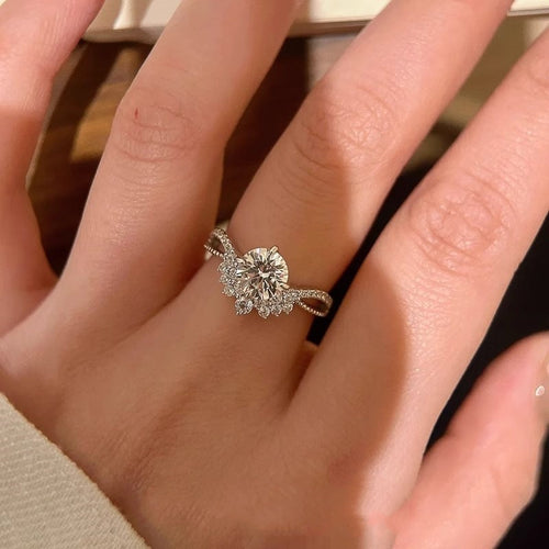 Bague femme style industriel lourd