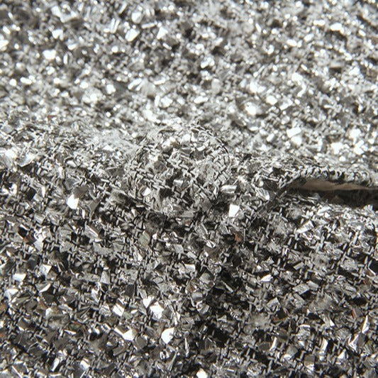 Blazer Argenté Classique Élégant