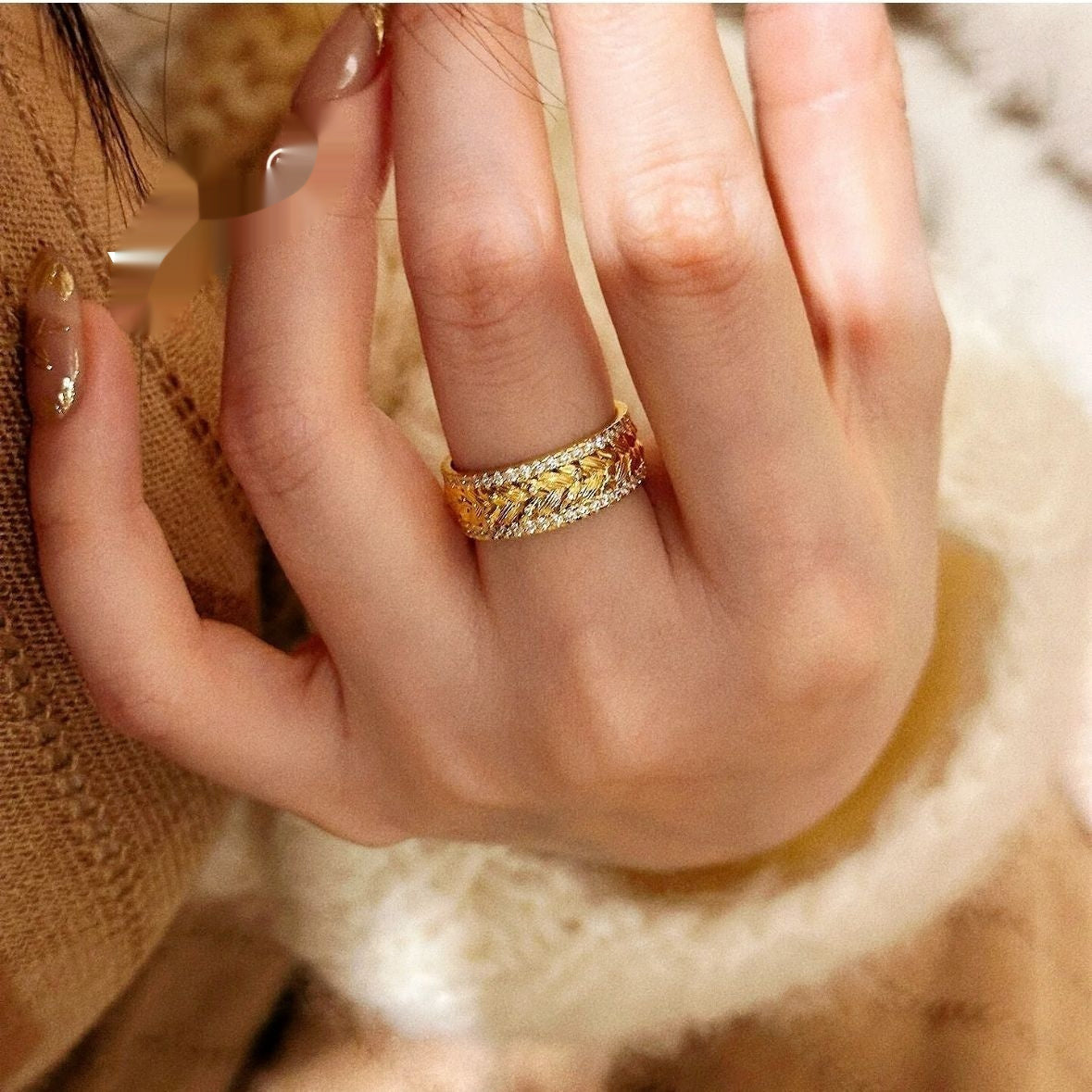 Bague femme luxe léger unique