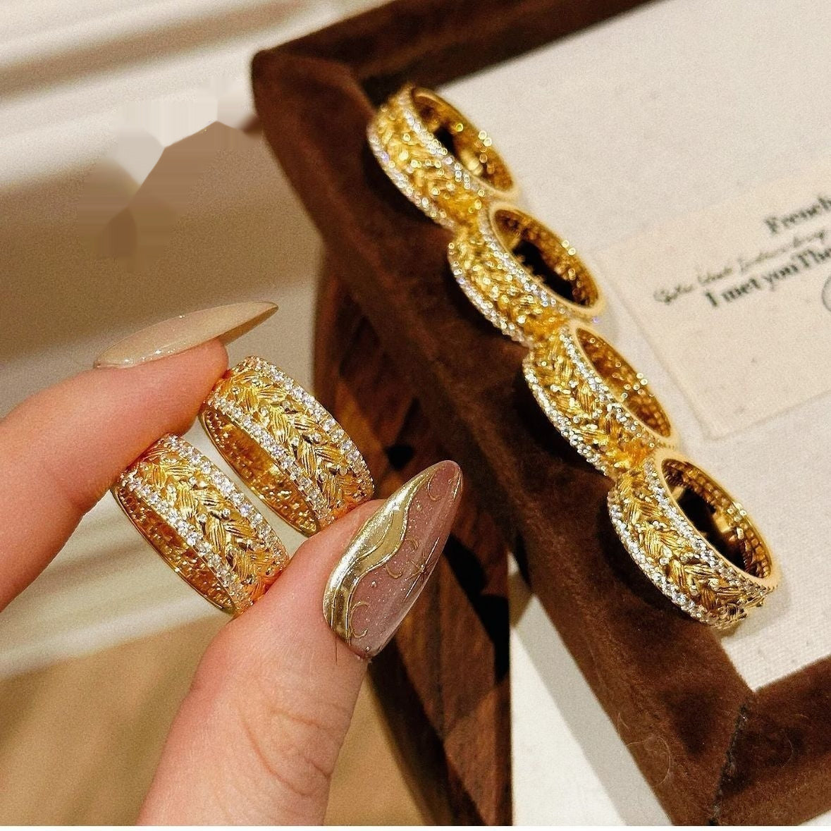 Bague femme luxe léger unique