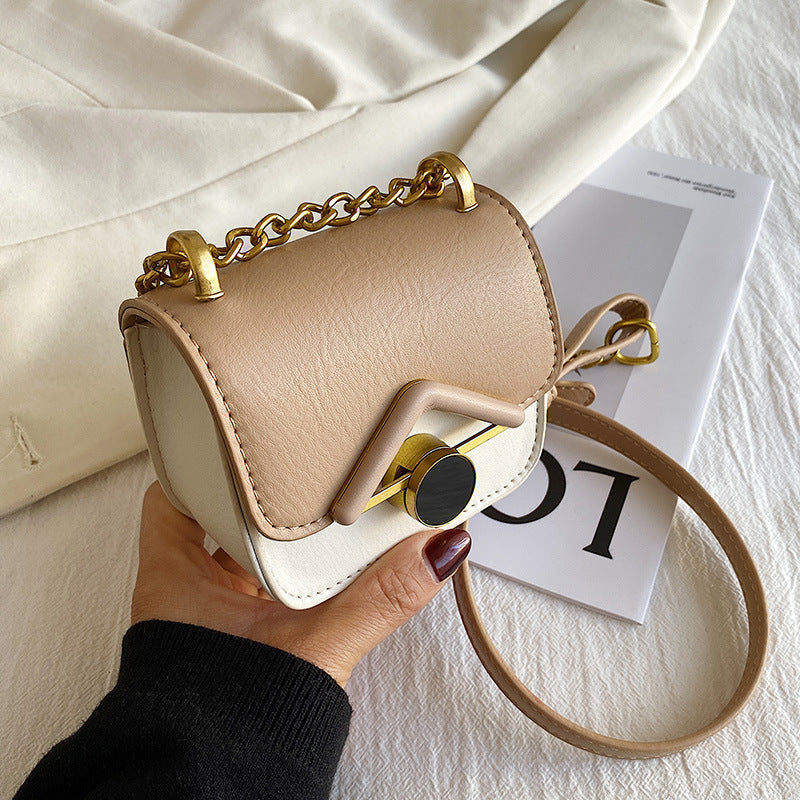 Mini Sac Carré Rétro Élégant
