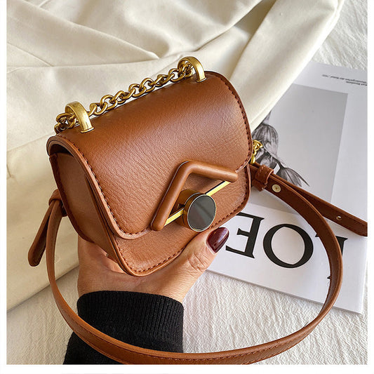 Mini Sac Carré Rétro Élégant
