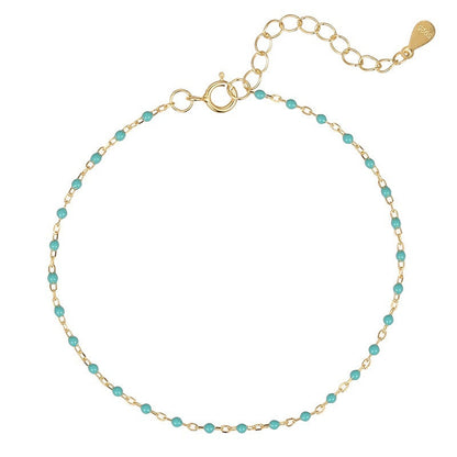 Bracelet perles argent 925 femme