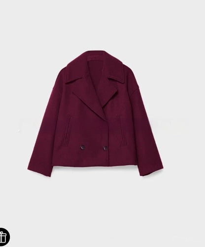 Manteau long femme style européen-américain