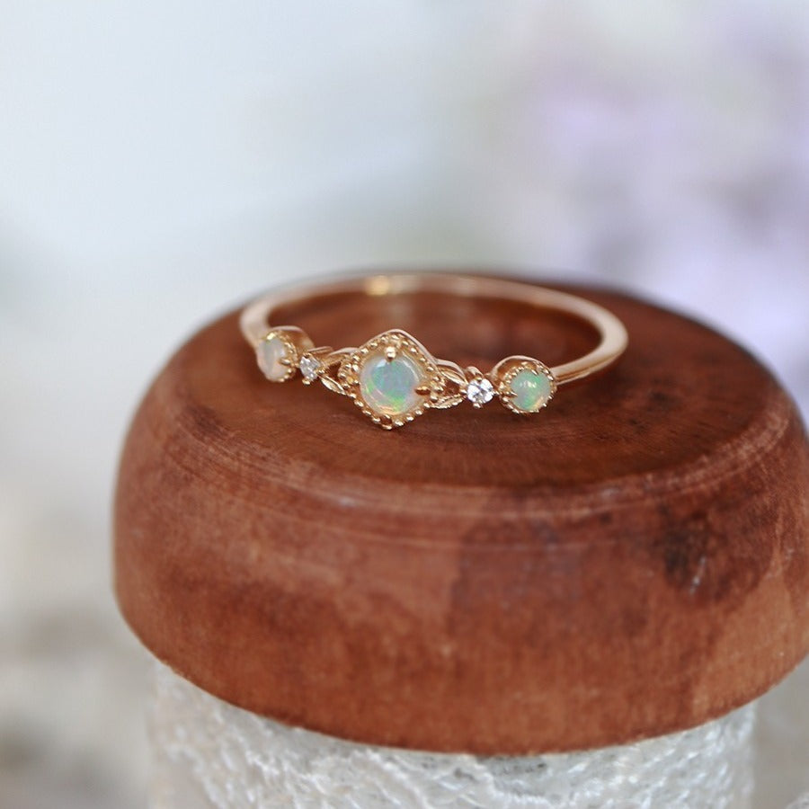 Bague creuse classique luxe japonais