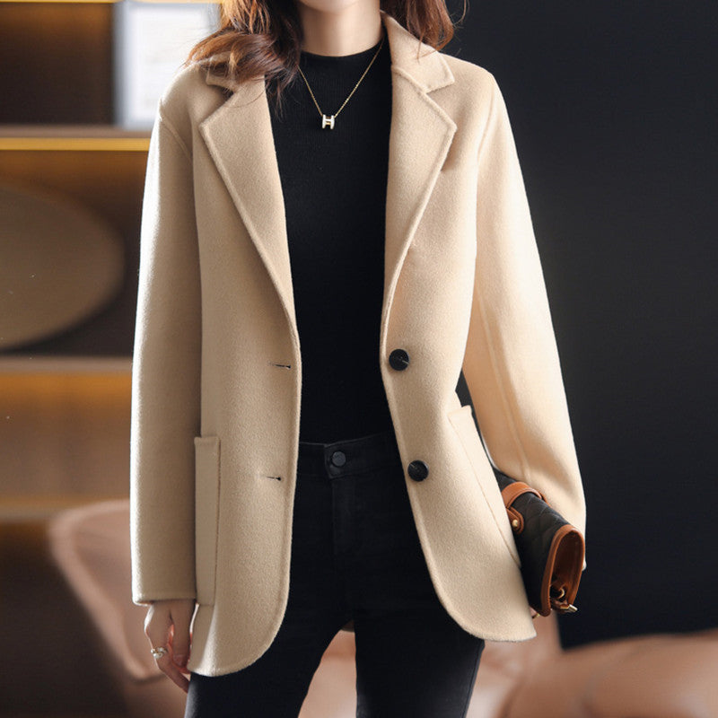 Manteau Épais Décontracté Style Coréen Femme